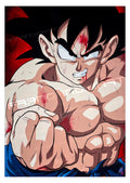 Goku Clásico | Lámina de reproducción artística | Fran Gandia Art