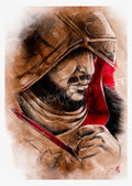 Assassin's Creed Ezio| Lámina de ilustración digital | Fran Gandia Art