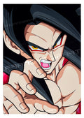 Goku SSJ4 | Lámina de reproducción artística | Fran Gandia Art