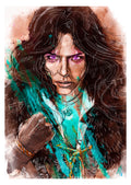 The Witcher 3 Yennefer  | Lámina de ilustración digital | Fran Gandia Art